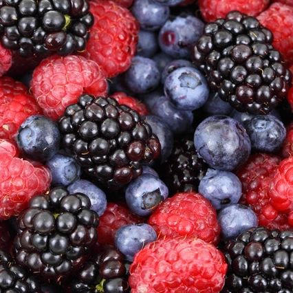 Medley of fresh berries