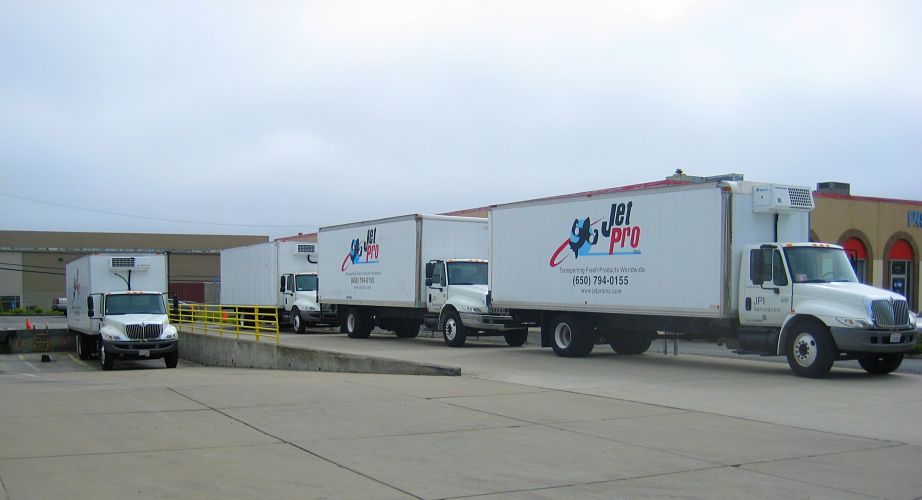 Fleet of Jet Pro insulation trucks